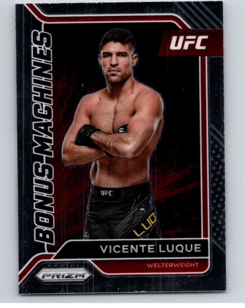 2022 Panini MMA Prizm Bonus Machines #4 Vicente Luque   V85137 Image 1