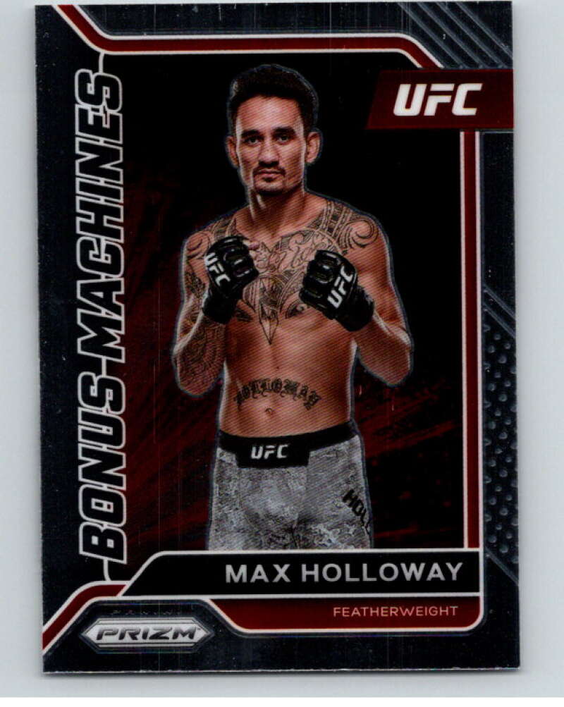 2022 Panini MMA Prizm Bonus Machines #11 Max Holloway   V85139 Image 1