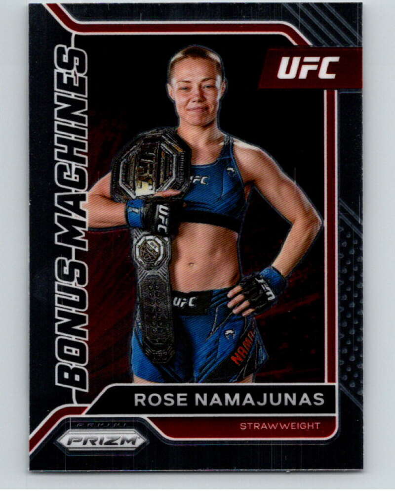 2022 Panini MMA Prizm Bonus Machines #18 Rose Namajunas   V85142 Image 1