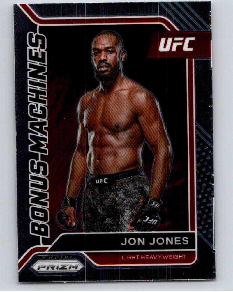 2022 Panini MMA Prizm Bonus Machines #23 Jon Jones  Light  V85144 Image 1
