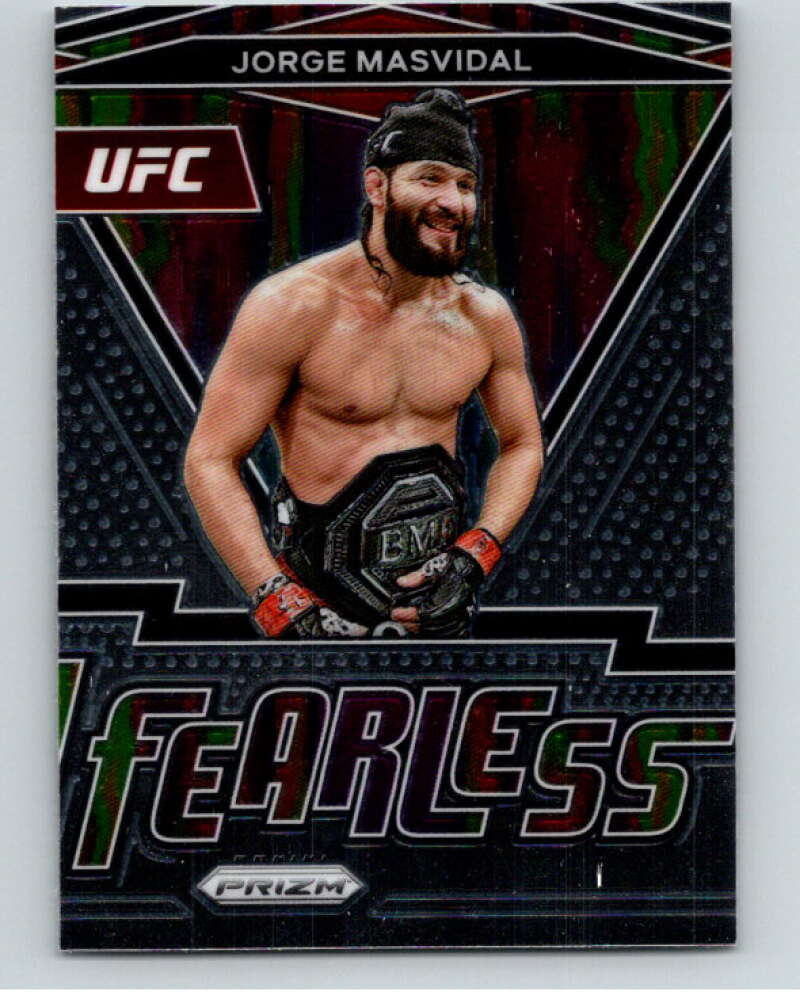 2022 Panini MMA Prizm Fearless #5 Jorge Masvidal    V85154 Image 1