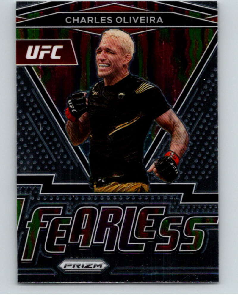 2022 Panini MMA Prizm Fearless #23 Charles Oliveira    V85160 Image 1