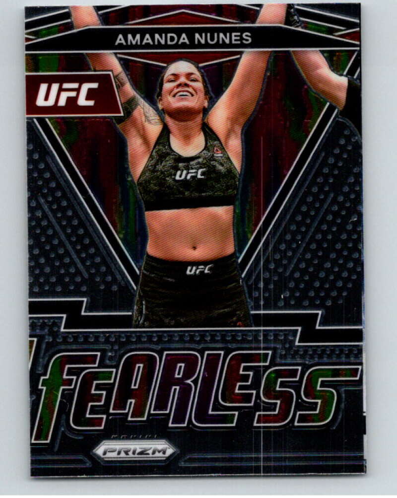2022 Panini MMA Prizm Fearless #25 Amanda Nunes    V85161 Image 1