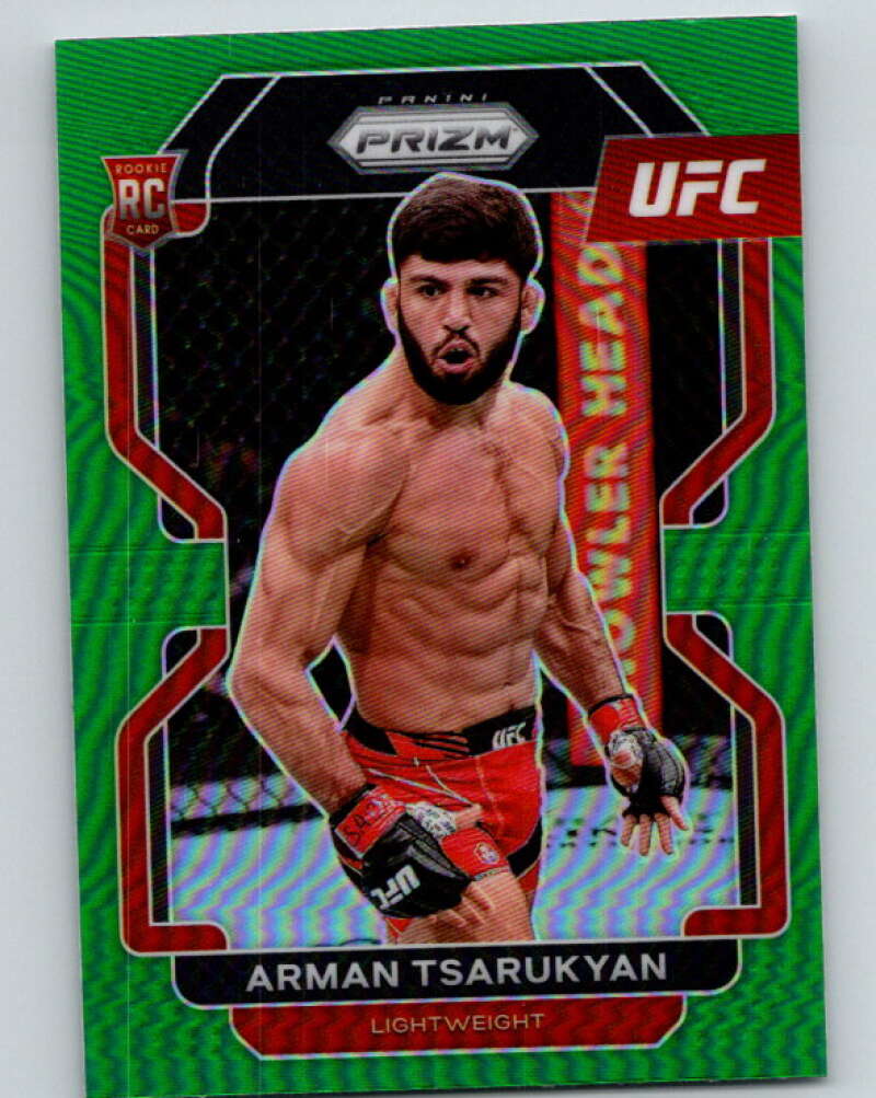 2022 Panini MMA Prizm Green Prizms #187 Arman Tsarukyan  RC Rookie  V85169 Image 1