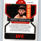 2022 Panini MMA Prizm Green Prizms #187 Arman Tsarukyan  RC Rookie  V85169 Image 2