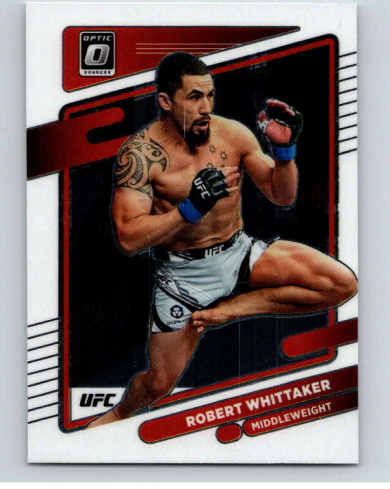 2022 Donruss MMA Optic #16 Robert Whittaker    V85188 Image 1