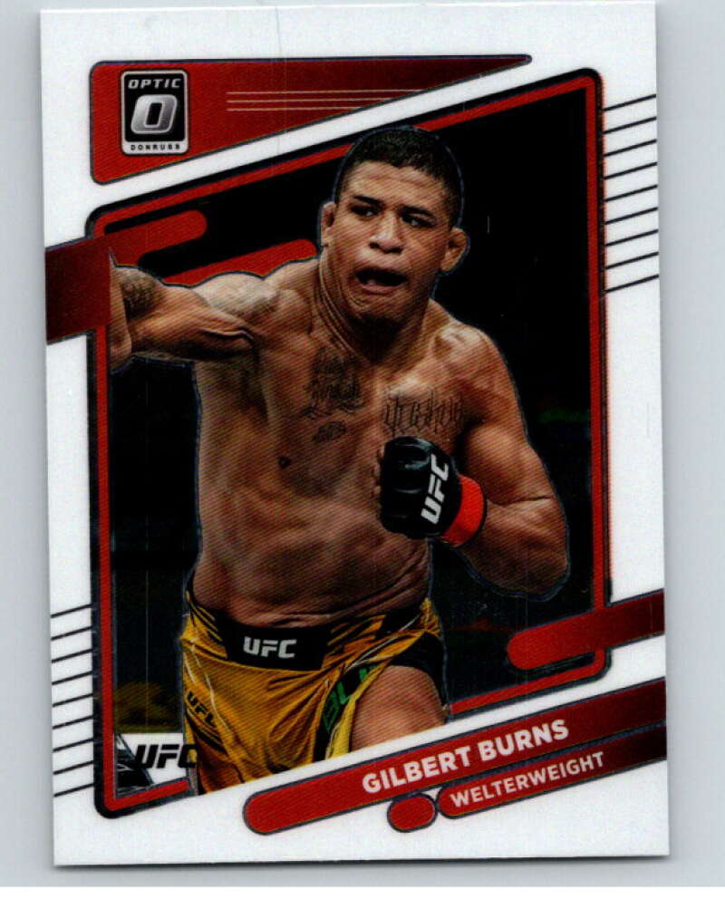 2022 Donruss MMA Optic #82 Gilbert Burns    V85233 Image 1