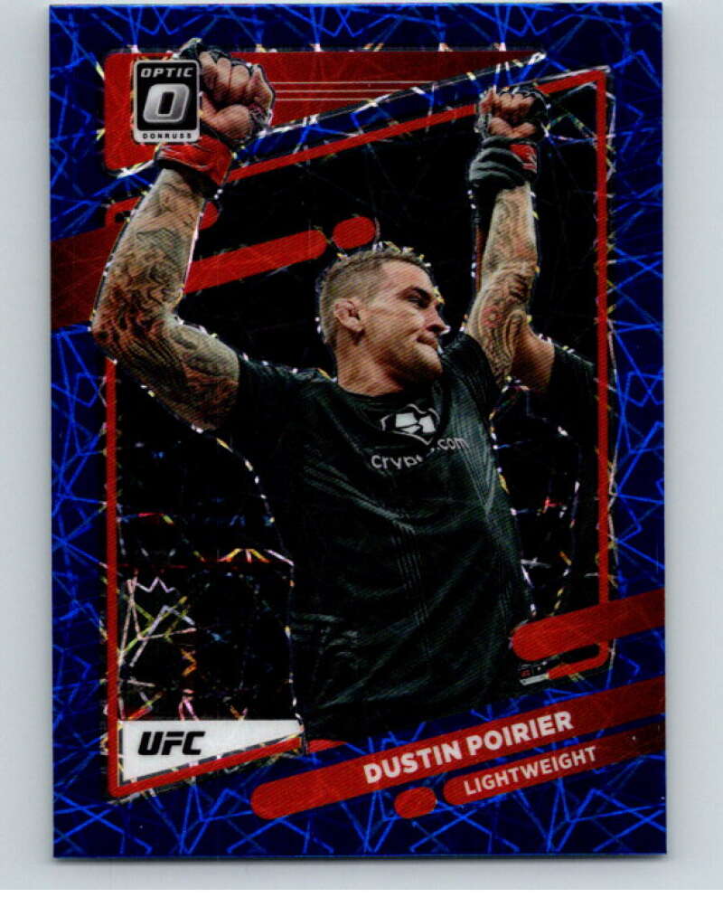 2022 Donruss MMA Optic Blue Velocity #2 Dustin Poirier    V85251 Image 1