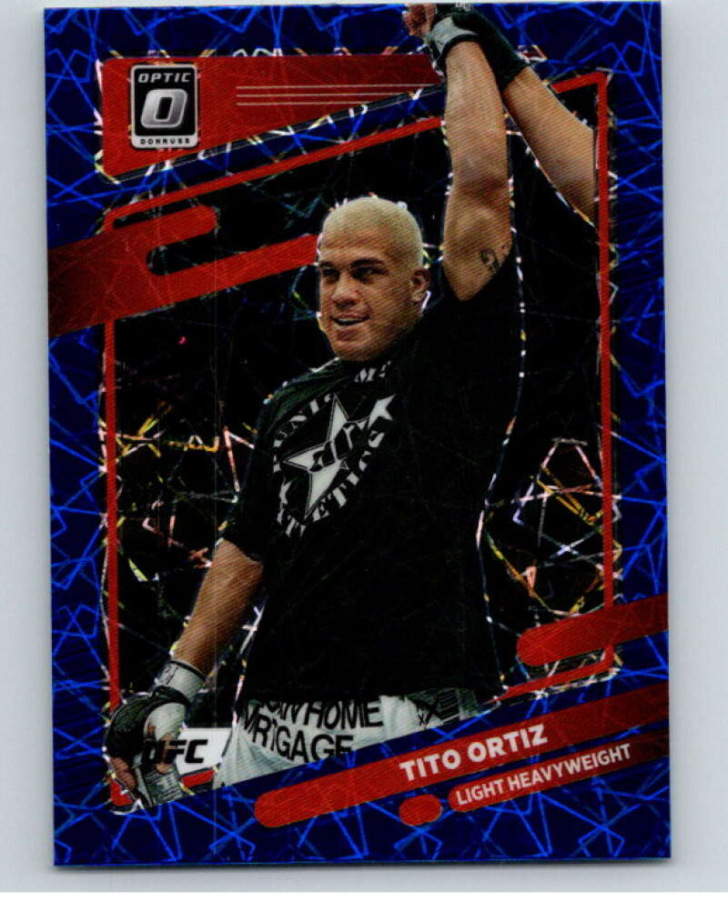 2022 Donruss MMA Optic Blue Velocity #7 Tito Ortiz  Light   V85252 Image 1