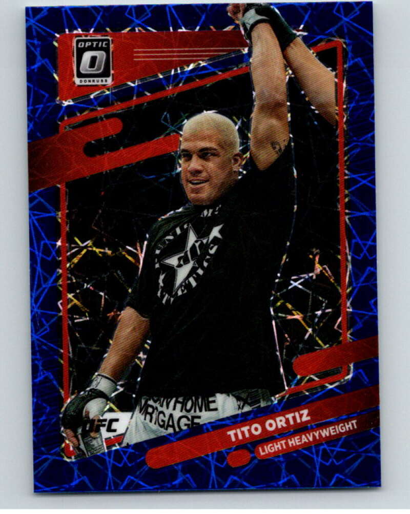 2022 Donruss MMA Optic Blue Velocity #7 Tito Ortiz  Light   V85253 Image 1