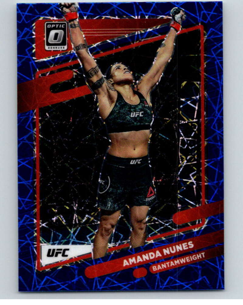 2022 Donruss MMA Optic Blue Velocity #15 Amanda Nunes    V85258 Image 1