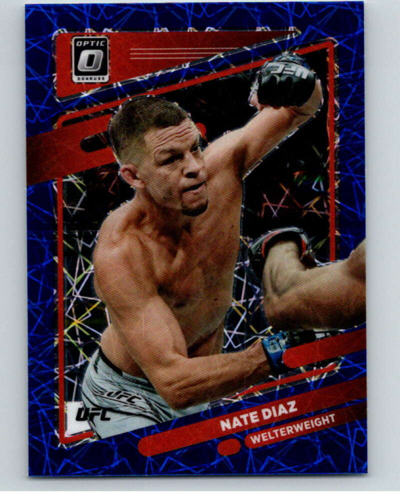2022 Donruss MMA Optic Blue Velocity #23 Nate Diaz    V85261 Image 1