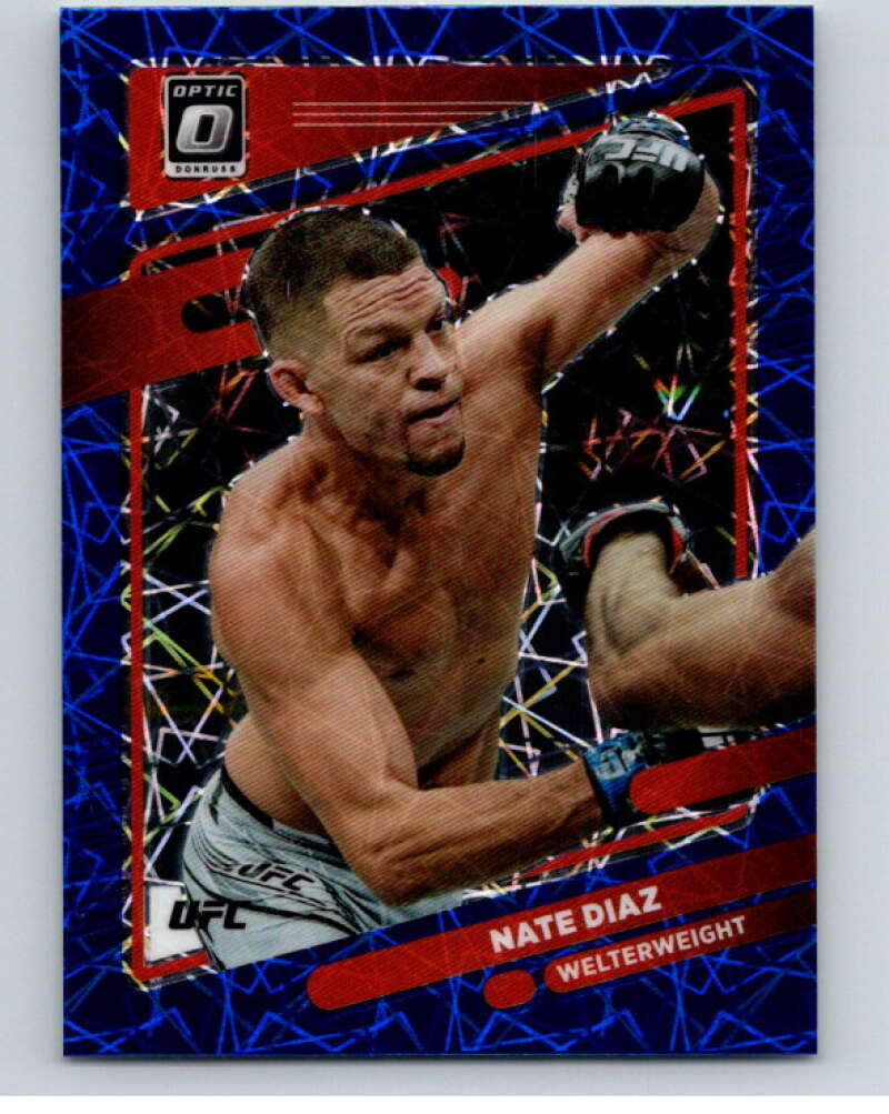 2022 Donruss MMA Optic Blue Velocity #23 Nate Diaz    V85262 Image 1