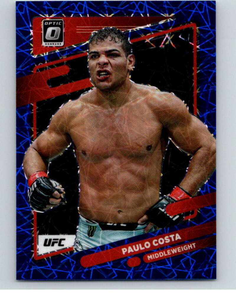 2022 Donruss MMA Optic Blue Velocity #56 Paulo Costa    V85276 Image 1