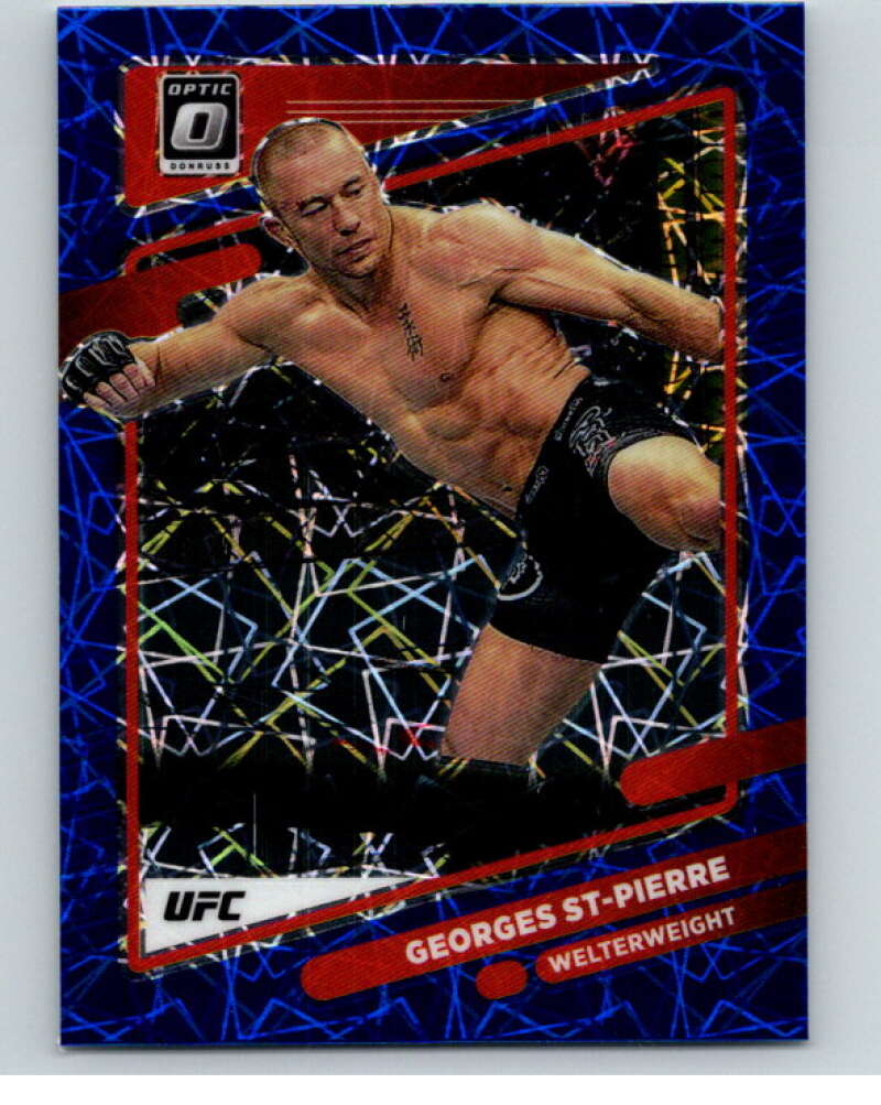 2022 Donruss MMA Optic Blue Velocity #57 Georges St-Pierre    V85277 Image 1