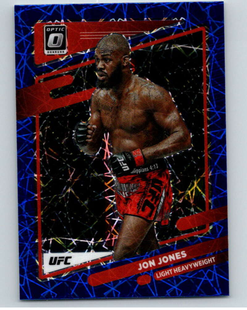 2022 Donruss MMA Optic Blue Velocity #65 Jon Jones  Light   V85279 Image 1