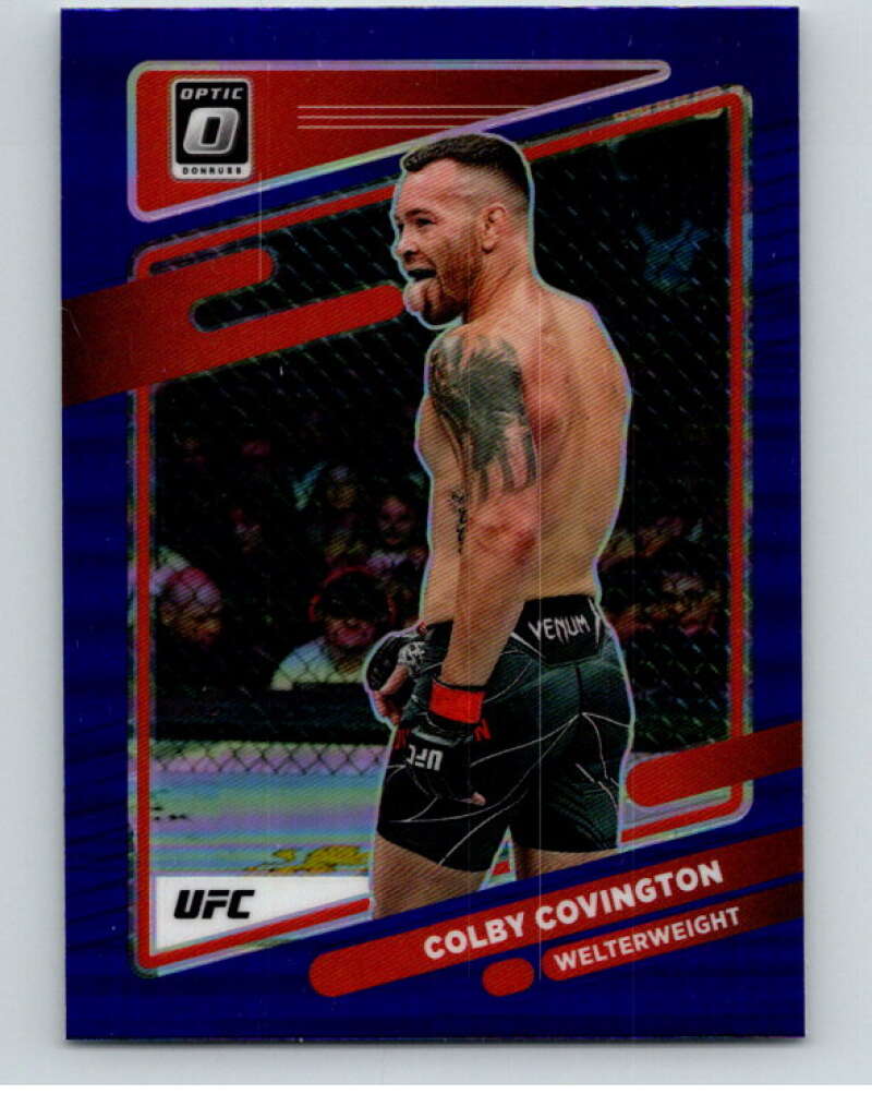 2022 Donruss MMA Optic Purple #52 Colby Covington    V85289 Image 1
