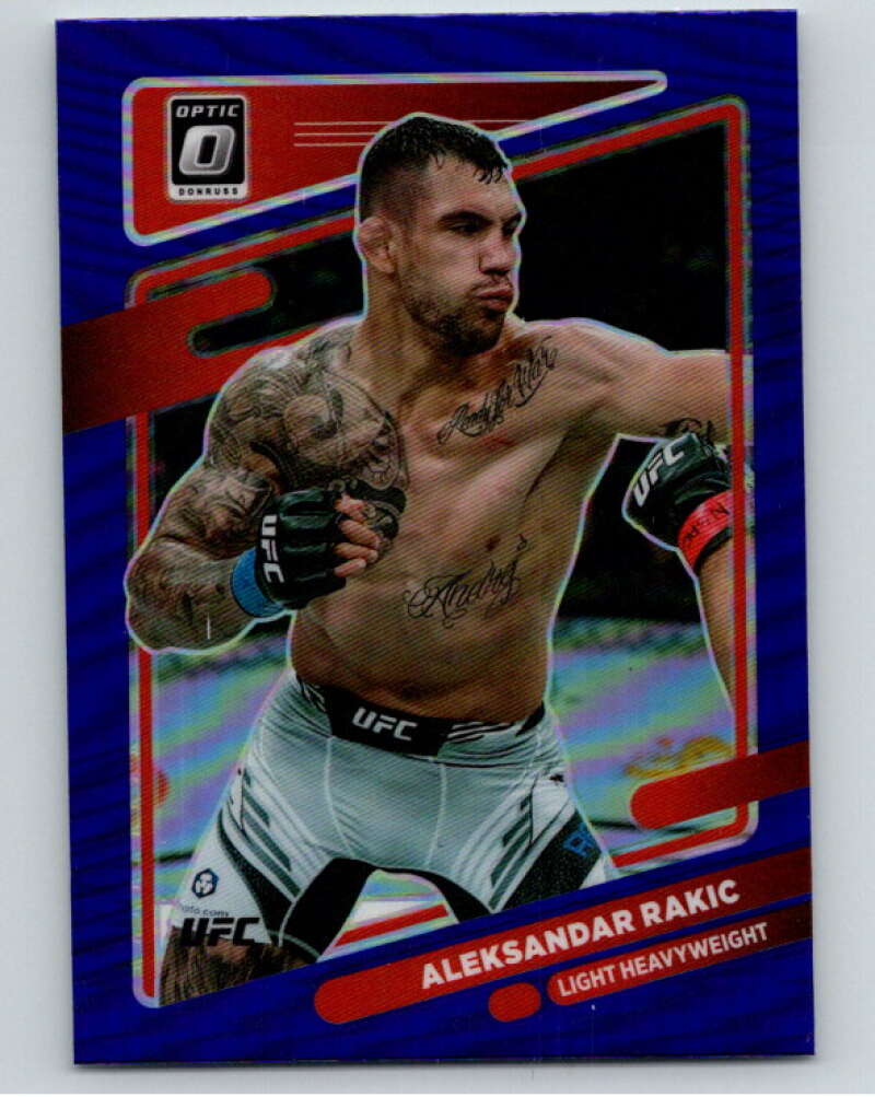 2022 Donruss MMA Optic Purple #96 Aleksandar Rakic  Light   V85291 Image 1