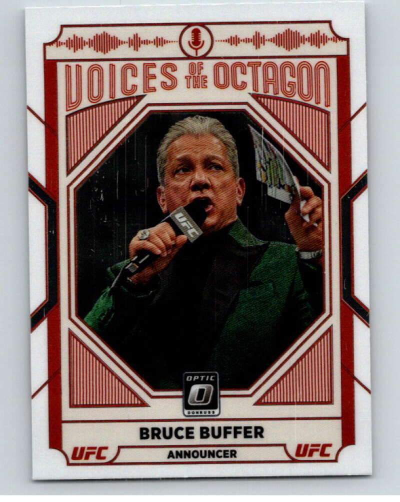 2022 Donruss MMA Optic Voices of the Octagon #121 Bruce Buffer  V85294 Image 1