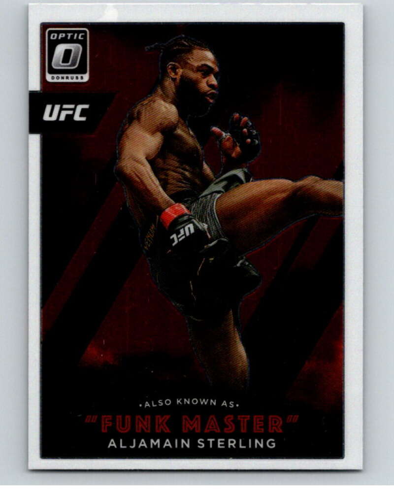2022 Donruss MMA Optic Also Known As #7 Aljamain Sterling    V85301 Image 1