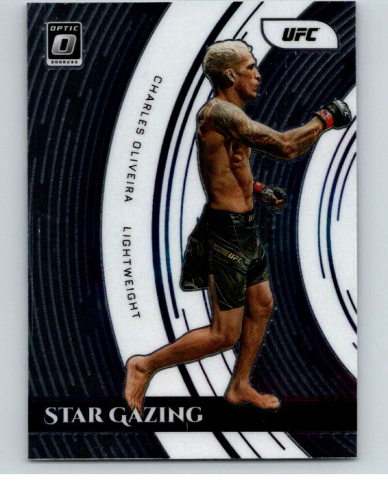 2022 Donruss MMA Optic Star Gazing #3 Charles Oliveira    V85308 Image 1