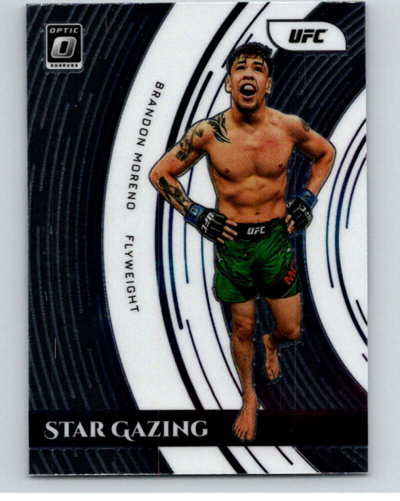 2022 Donruss MMA Optic Star Gazing #4 Brandon Moreno    V85309 Image 1