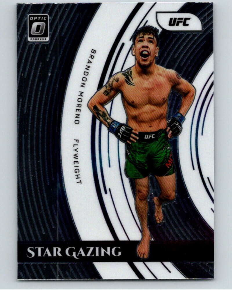 2022 Donruss MMA Optic Star Gazing #4 Brandon Moreno    V85310 Image 1