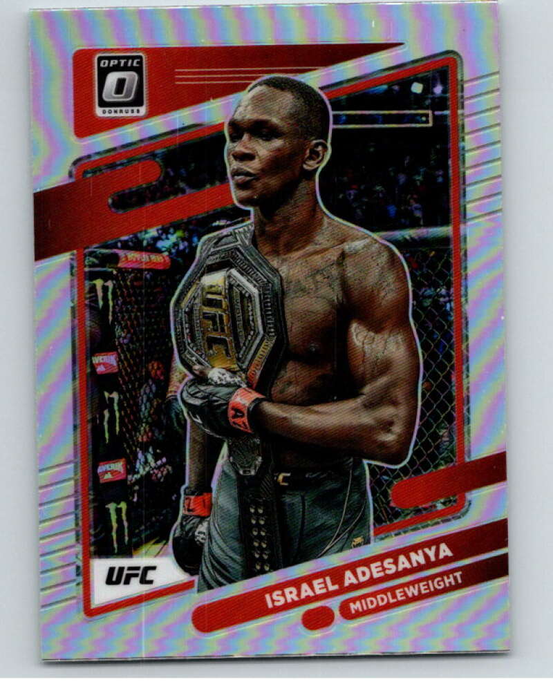 2022 Donruss MMA Optic Holo #6 Israel Adesanya    V85324 Image 1