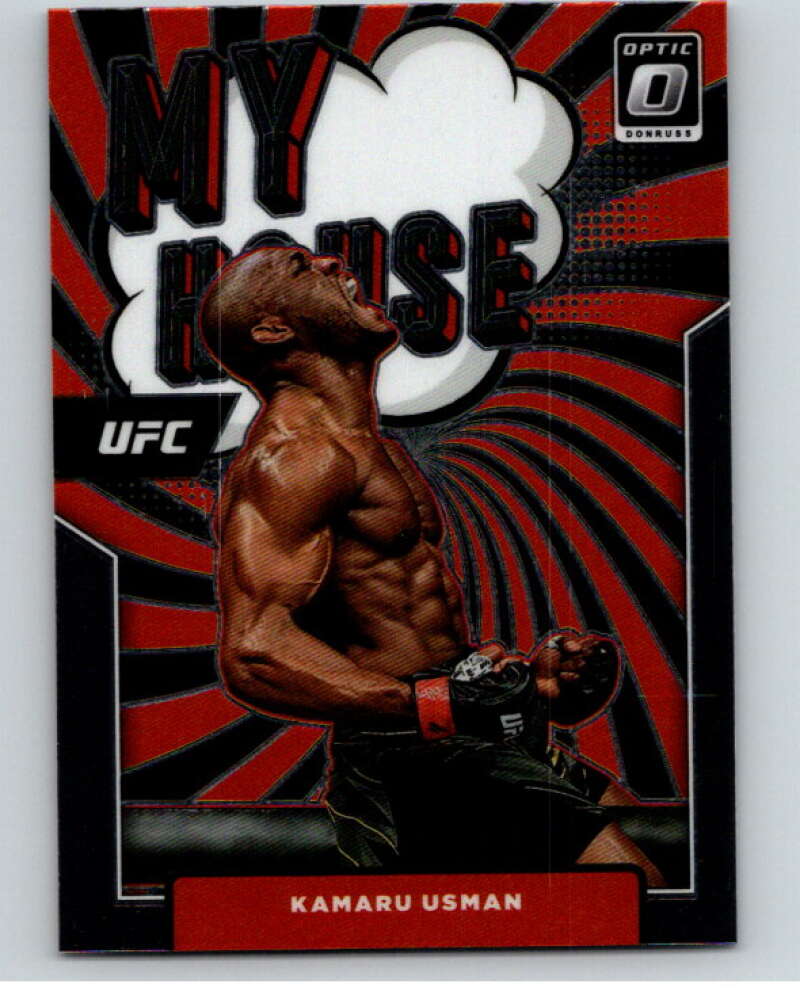 2022 Donruss MMA Optic My House #6 Kamaru Usman    V85345 Image 1