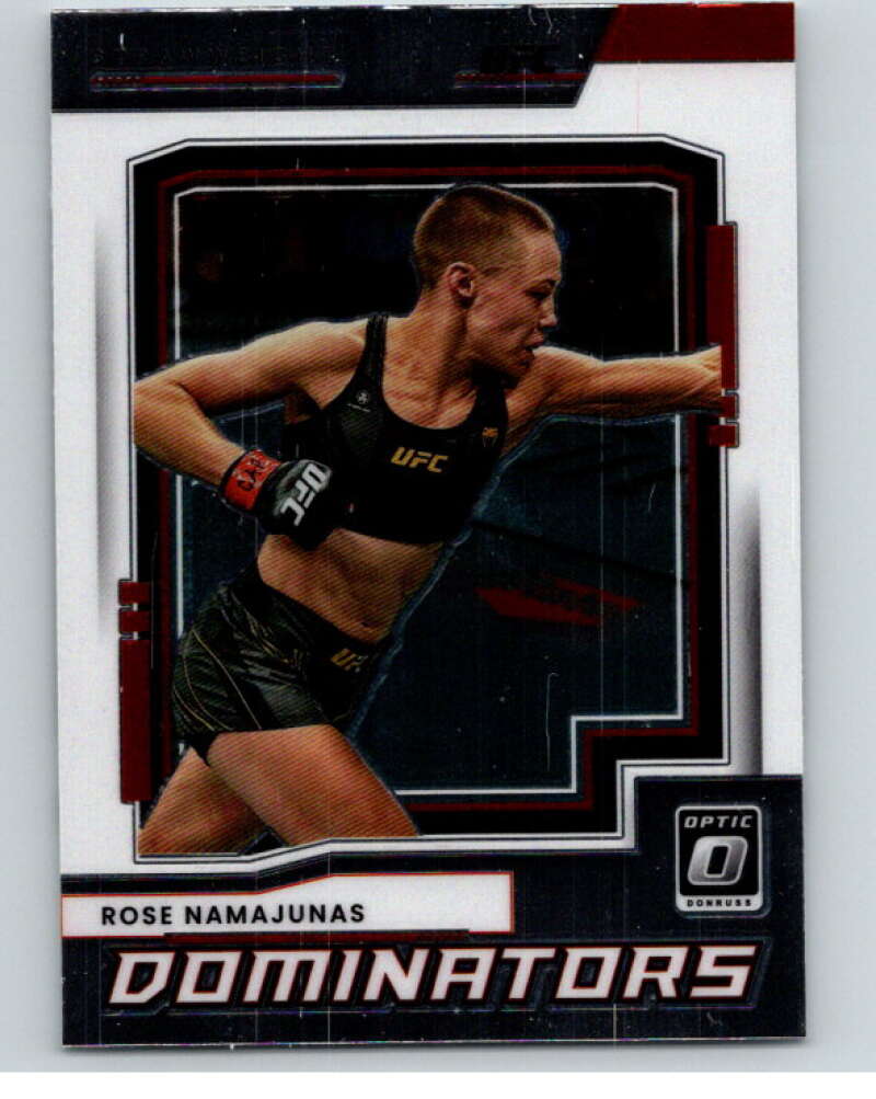 2022 Donruss MMA Optic Dominators #4 Rose Namajunas    V85353 Image 1