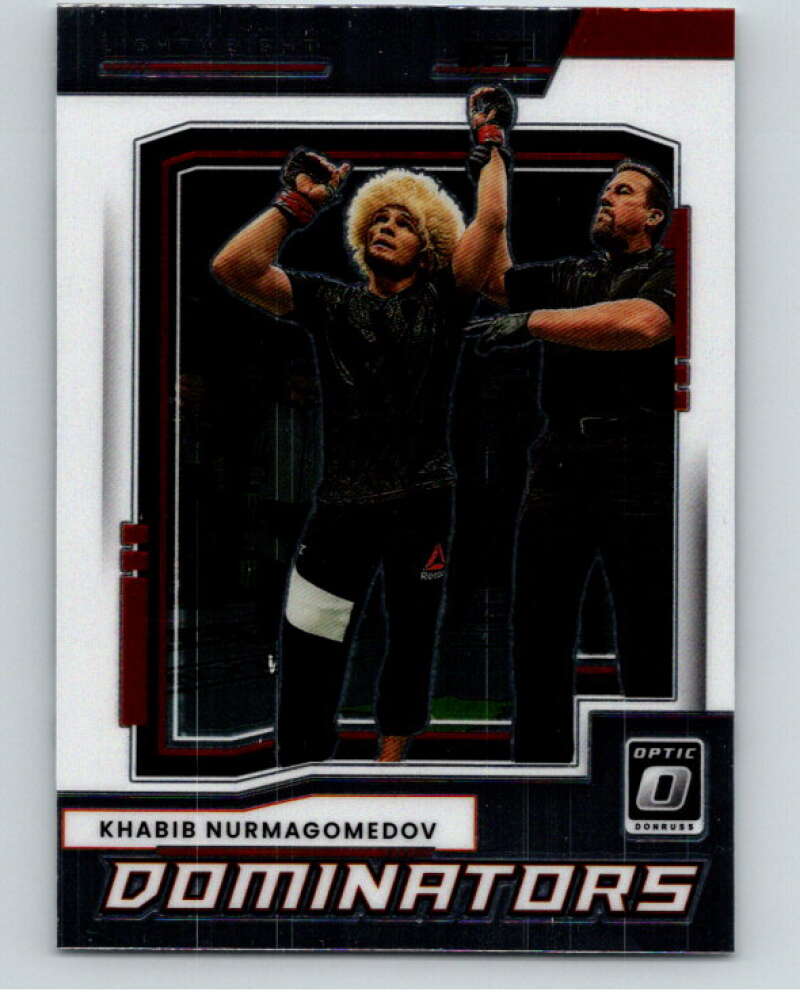 2022 Donruss MMA Optic Dominators #10 Khabib Nurmagomedov    V85358 Image 1