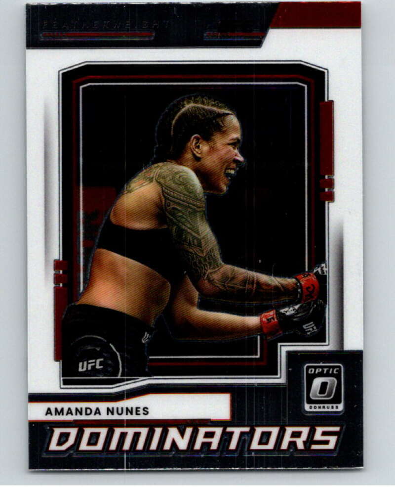 2022 Donruss MMA Optic Dominators #12 Amanda Nunes    V85360 Image 1
