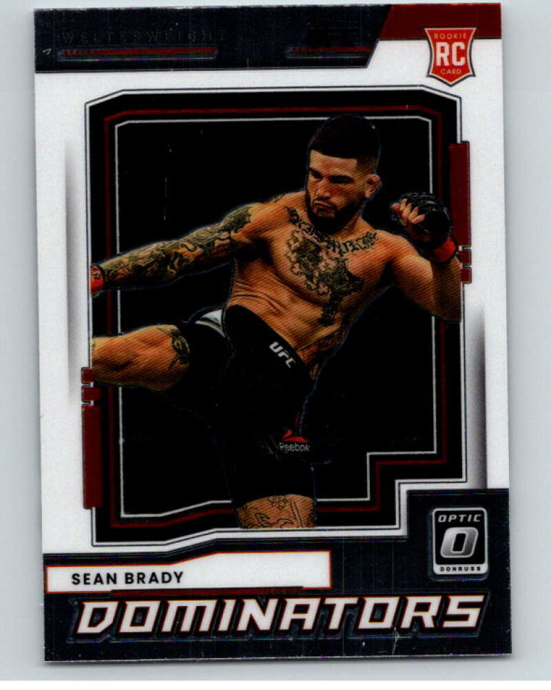 2022 Donruss MMA Optic Dominators #15 Sean Brady    V85363 Image 1