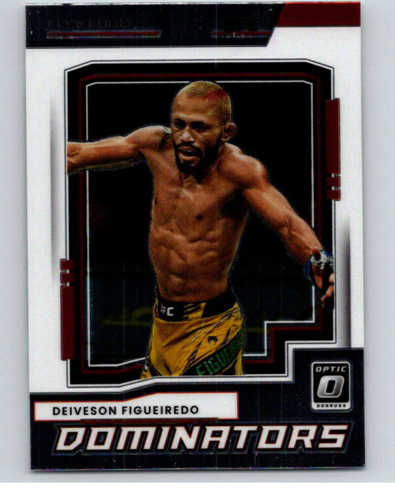 2022 Donruss MMA Optic Dominators #16 Deiveson Figueiredo    V85364 Image 1
