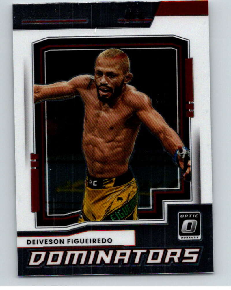 2022 Donruss MMA Optic Dominators #16 Deiveson Figueiredo    V85365 Image 1
