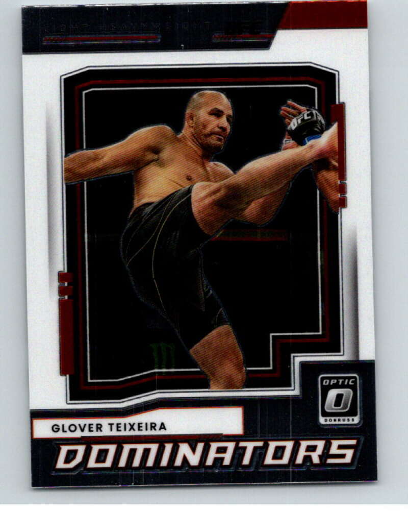 2022 Donruss MMA Optic Dominators #18 Glover Teixeira  Light   V85366 Image 1