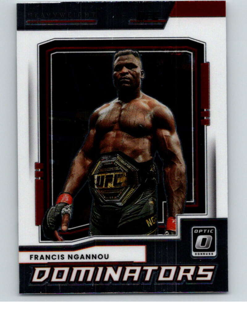 2022 Donruss MMA Optic Dominators #22 Francis Ngannou    V85368 Image 1