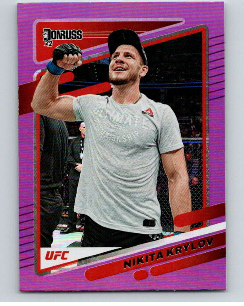 2022 Donruss MMA Purple Flood #144 Nikita Krylov  Light   V85372 Image 1