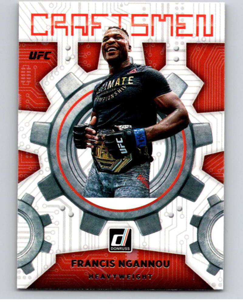 2022 Donruss MMA Craftsmen #9 Francis Ngannou    V85376 Image 1