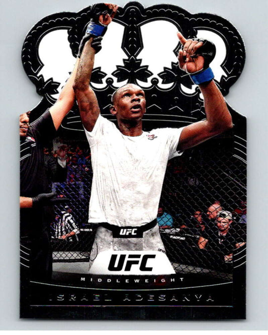 2021 Panini MMA Chronicles  Crown Royale #12 Israel Adesanya    V85407 Image 1