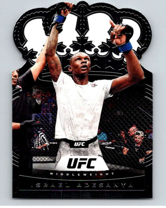 2021 Panini MMA Chronicles  Crown Royale #12 Israel Adesanya    V85408 Image 1