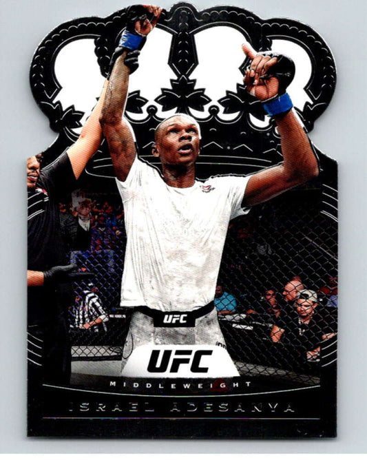 2021 Panini MMA Chronicles  Crown Royale #12 Israel Adesanya    V85409 Image 1