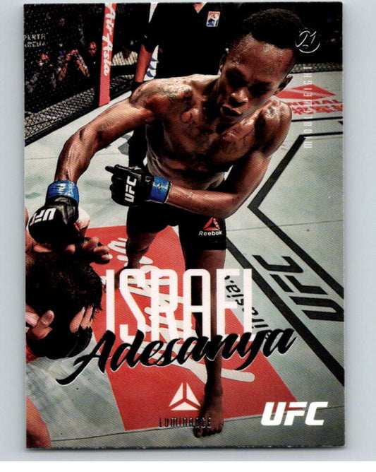 2021 Panini MMA Chronicles  Luminance #60 Israel Adesanya    V85489 Image 1