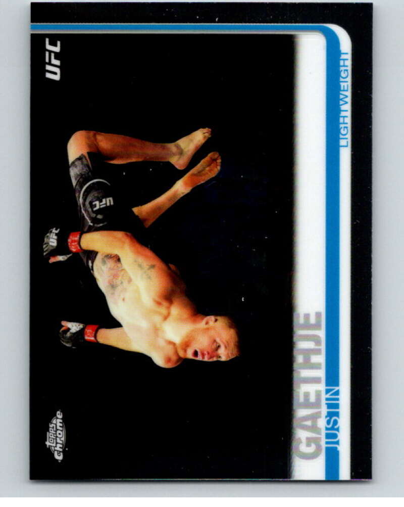 2019 Topps MMA UFC Chrome #62 Justin Gaethje    V85495 Image 1