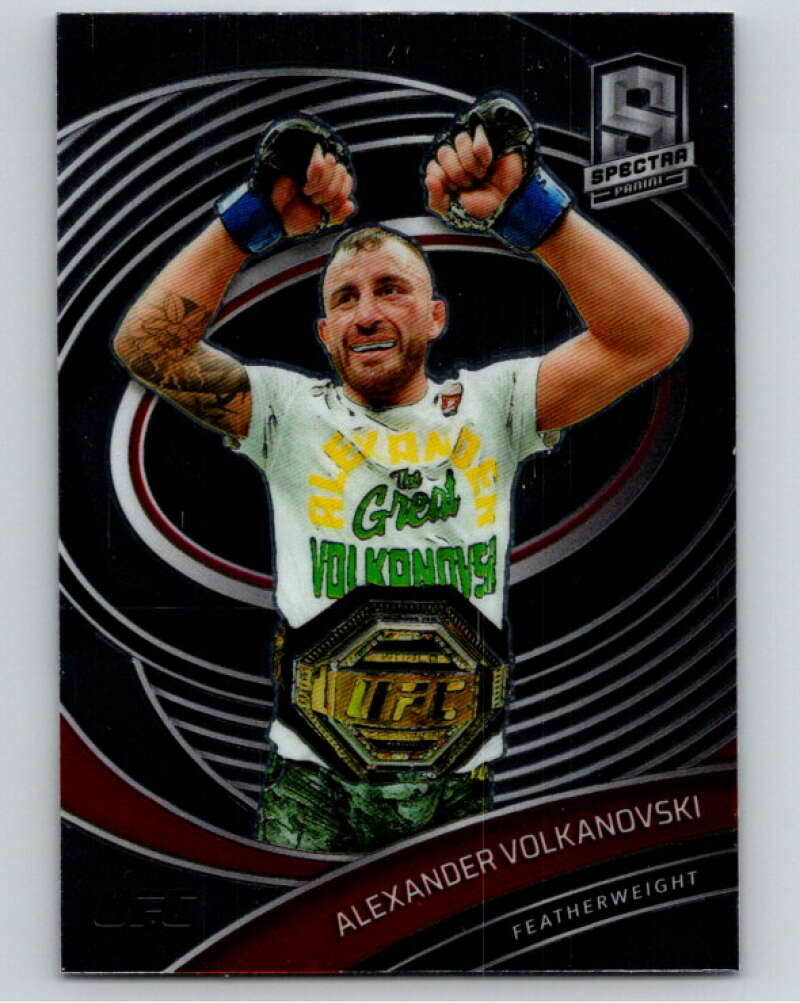 2021 Panini MMA Chronicles  Spectra #295 Alexander Volkanovski    V85502 Image 1