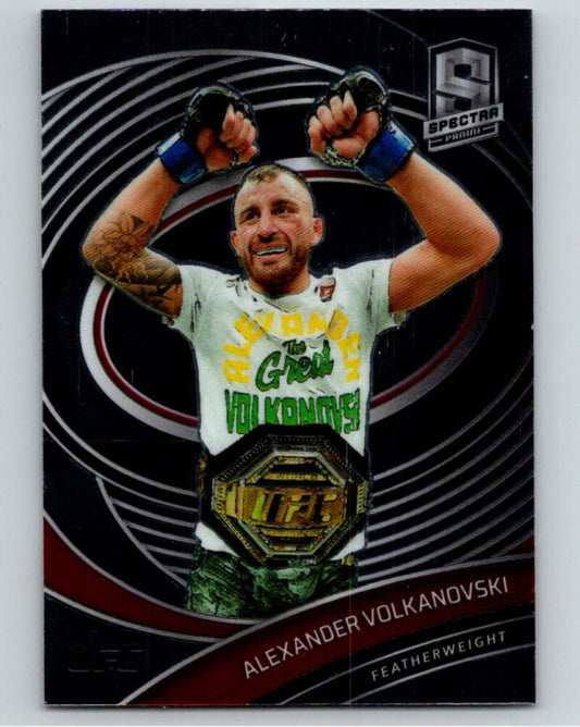2021 Panini MMA Chronicles  Spectra #295 Alexander Volkanovski    V85502 Image 1