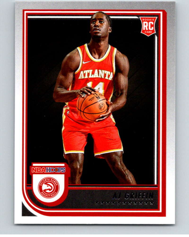 2022-23 Panini NBA Hoops #246 AJ Griffin  RC Rookie Atlanta Hawks  V85717 Image 1