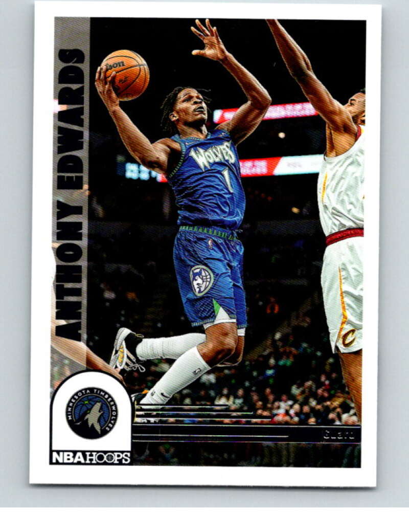 2022-23 Panini NBA Hoops #292 Anthony Edwards  Minnesota Timberwolves  V85744 Image 1