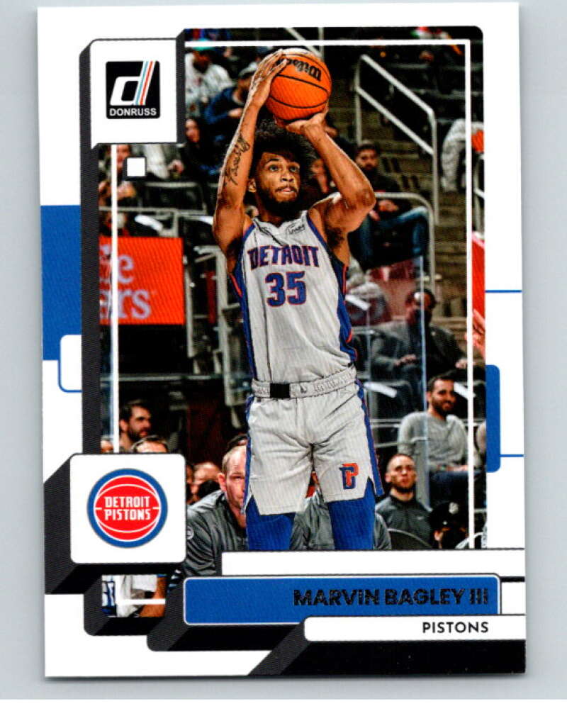 2022-23 Donruss #43 Marvin Bagley III  Detroit Pistons  V85843 Image 1