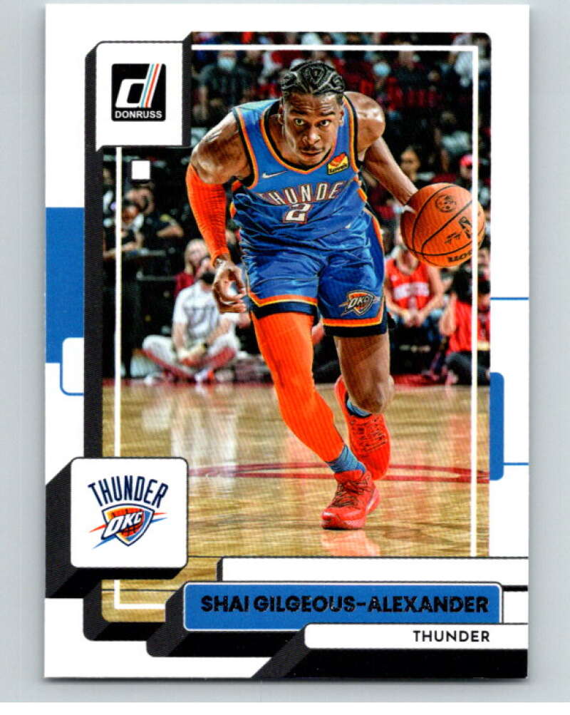 2022-23 Donruss #100 Shai Gilgeous-Alexander  Oklahoma City Thunder  V85903 Image 1